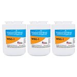 WaterSentinel WSG-1 Refrigerator Replacement Filter: Fits GE, Hot Point & Kenmore Filters (3-Pack)