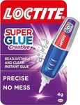 Loctite Super Glue Creative Pen, Glue Pen for Precise Application, Superglue Gel Dries Clear for Invisible Repairs, Clear Glue for Vertical Surfaces, 1 x 4 g