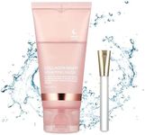 75/150/225ml Collagen Night Wrapping Mask, Collagen Wrapping Mask, Collagen Overnight Wrapping Peel Off Facial Mask for All Skin Types with Brush (75ml)