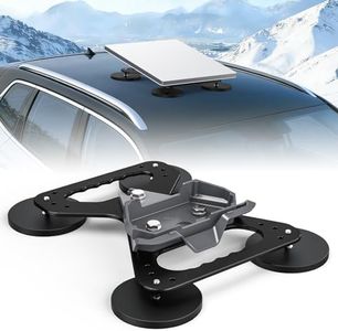 WXPSKY Starlink Mini Mount, 320LBS Starlink Mini Magnetic Mount – Aluminum Starlink Mini Magnetic Roof Mount for Car Truck RV Boat – Secure Starlink Mini Mount for High-Speed Driving Black