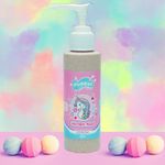 Puddles Organic Soothing Lotion (100 ml) | Unicorn Magic - Age 2-12 Years | Cosmos Organic Certified | Almond Oil, Kokum Butter, Natural Fruit Extracts | Happy Skincare, Softens Dry Skin