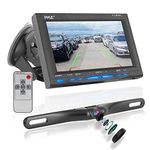 Pyle PLCM7500 7 inch Window Suction Mount TFT/LCD Video Monitor with Universal Mount Rearview Backup Color Camera and Distance Scale Line