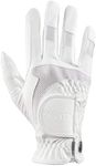 uvex i-Performance 2 Horse Riding Gloves for Women & Men, White, 8.5 - Stretchable, Breathable & with Touchscreen Capability