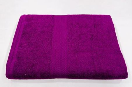 Bombay Dyeing Tulip Premium Cotton Bath Towel 450 GSM - Large Size (Megenta)
