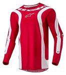 Alpinestars 3762024-3120-S: Fluid Lurv Jersey Mars Red/White Sm