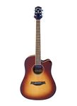 Westwood (DC-340FE OR) Electro-Acoustic Guitar With Fishman Pickup (Oriental retro)