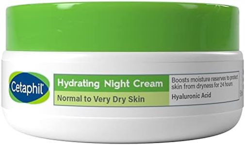 Cetaphil Hyaluronic Acid Night Cream, 50ml, Moisturiser For Sensitive Skin, Hydrates Overnight, Non-Greasy