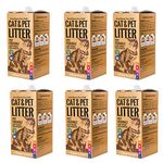EcoSoft Cat Litter- 36 litres | Plant Based | Quick clumping | Scoopable | Flushable | Strong Odour Control | Non Scented | Low dust | Light Weight |for Cats and Kittens | Low Tracking|Soft on Paws