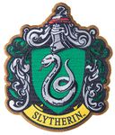 Simplicity Harry Potter Slytherin House Emblem Applique Clothing Iron On Patch, 3.5'' x 4.15