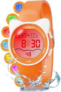 Ayybboo Kids Digital Sports Watch, Orange