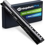 NinjaBatt Pro Battery M5Y1K for Dell Inspiron 14 15 17 5000 3000 Series 5558 5555 5755 5559 3558 3451 3551 5758 5758 5551 5755 5458 WKRJ2 HD4J0 GXVJ3 07G07 6YFVW K185W - Premium Cells [2600mAh/38Wh]