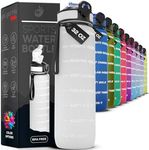 YOU GOT THIS LIVING Motivational Water Bottle with Time Marker, 32 oz Water Bottle, Sports Water Bottle with Spout, Achieve All-Day Hydration SpillProof, BPA FREE