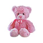 Aurora Baby Yummy Pink Bear, 20507, Pink Soft Toy For The Nursery And Newborn Babies. Soft Teddy Bear. Perfect 'New Baby Girl' Gift