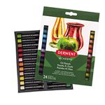 Derwent Academy Oil Pastels, 24 Pack (2301953), Multicolor