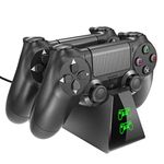 PS4 Dual Shock Controller Dual USB Charging Charger Docking Station for PS4 / PS4 Slim / PS4 Pro Controller Dobe