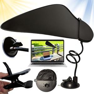 Cubicle Shade – Adjustable Clip-On Desk Shade to Block Light & Reduce Glare – Portable Cubicle Lights Shield to Block Overhead-Light – Ideal for Blocking Window Sun Glare