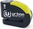 URBAN UR10 Bloque Disque Moto Homologué SRA, Alarme 120dB X2-ON, LED, Warning Fonction, Double Verrouillage ø10mm, Support en Option, Serrure Haute Sécurité Antivol Moto, Scooter, Vélo