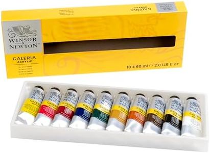 Winsor & Newton 2190517 Galeria Acrylic Paint 10 Tube Set,