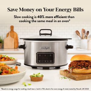 Crock-Pot 6.5L Digital Slow Cooker – Programmable Large Capacity