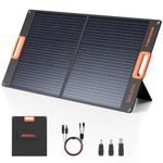 GRECELL Solar Panel 100W for Portable Power Station, 20V Foldable Solar Cell Solar Charger with High-Efficiency Battery Charger for Camping RV Trip