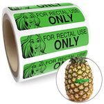 Rectal Use Only Stickers - Funny Gag Gifts for Adults - Pranks for Adults (200/Roll 1.5" x .375") Make Your Friends Laugh - Stupid Funny Prank Stuff and Practical Jokes (Green)