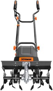 18-Inch Electric Garden Tiller & Cultivator, 15-Amp Corded Rototiller
