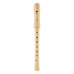 Moeck 1210 School Descant Recorder Baroque Fingering with Double Hole Maple