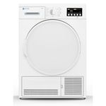 White Knight TD8W 8kg Sensor Condenser Tumble Dryer - White