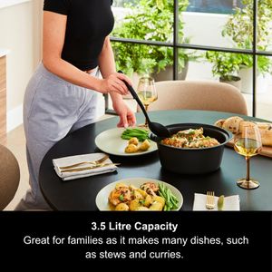 Morphy Richards 3.5L Slow Cooker – Compact Electric Pot