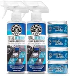 Chemical Guys Total Interior Cleaner and Protectant (16 fl oz, 2 Pack) With Sticky Icky Car Cleaning Gel Detailing Kit, Automotive Dust Crevice Cleaner, Car Interior Cleaning Accessories (3 Items)