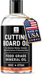 Mevell Food Grade Mineral Oil for Cutting Boards, Butcher Blocks and Countertops, USP Food Grade Cutting Board Oil, Made in Canada