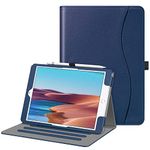 FINTIE Case for iPad 9th / 8th / 7th Generation (2021/2020/2019) 10.2 Inch - [Corner Protection] Multi-Angle Viewing Stand Cover with Pocket & Pencil Holder, Auto Wake Sleep, Navy