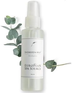 European Spa Source Eucalyptus ShowerSpa Mist Spray for Aromatherapy, At Home Spa Experience, Sinus Congestion Relief, and Tension Relief, 4 fl oz.