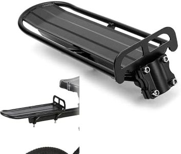 Vélo Porte Bagage,Porte-Bagages VTT, Réglable Porte-Bagages, Porte Bagages Vélo Pliant, Porte Bagages De Vélo en Alliage D'Aluminium à,pour Vélo de 24 à 29 "Capacité Maximale 10kg