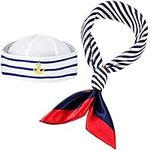 Geyoga Sailor Hat and Scarf Set for