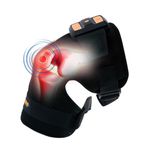 COMPANIO Cordless Knee Massager with TENS for Men & Women – 30 Adjustable Intensity Levels, 3 Modes – Relief from Knee Pain, Joint Pain, Swelling & Arthritis – Rechargeable, Portable – Muscle/Nerve Stimulator with Electrode Gel – No Side Effects – Physiotherapy, Massage & Cramps Therapy