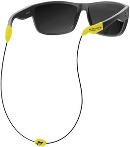 Pilotfish Wire Sunglasses Strap, Adjustable No Tail Eyewear Retainer, Sunglass Straps for Glasses, Eyeglasses, Sports