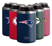 Simple Modern Officially Licensed NFL New England Patriots Insulated Ranger Can Cooler, for Standard Cans - Beer, Soda, Sparkling Water and More