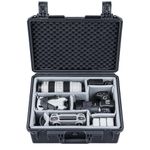 Lykus PVC1 Waterproof Hard Case with Padded Dividers for Cameras, Lenses, Dual DJI Mavic/Air/Mini Drones