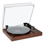 Fluance RT81+ Elite High Fidelity Vinyl Turntable Record Player, Audio Technica VM95E Cartridge, Anti-Resonant Platter, Acrylic Mat, Phono Preamp Wood Plinth Adjustable Isolation Feet - Natural Walnut