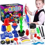 Heyzeibo Magic Kit - Magic Tricks for Kids, Magic Set with Step-by-Step Instructions Manual for Each Trick for Kids Ages 6 7 8 9 10 11 12 to Perform, Magic Toy Gifts for Girls Boys Beginners