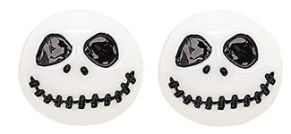 Bluebubble FRIGHT NIGHT Jack Skeleton Stud Earrings on Gift Card