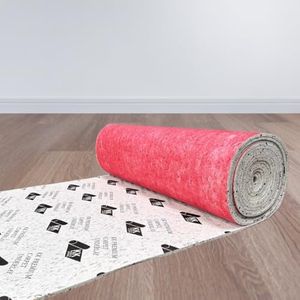 IMPERIAL STUDIOS PU Foam 8mm Thick Carpet Underlay Roll 5m² - Soft Foam Thermal Insulated Flooring Underlay - Heat Resistant Sound Reducing Floor Padding for Carpet, Laminate & Vinyl