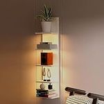 Homaterial 5 Tier Wall Shelf Unit,W