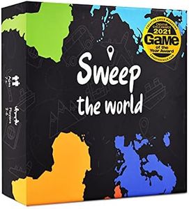 Sweep the World Card Game – Fun Game for Kids and Adults – Interactive Geography Game with World Countries – Educational and Competitive – for 2 to 10 Players – 250 Cards