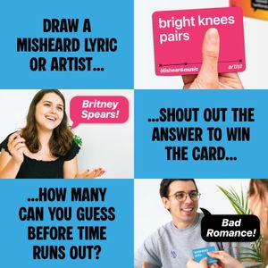 Lucky Egg Misheard Music Game – Party Card Game for Adults & Teens