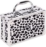 Vaultz Medicine Safe Case w/Combination Lock - Pack of 1 Cases, 8.35 x 5 x 2.5" - White Leopard