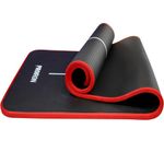 PROIRON Pilates Mat Edge Protection Non-Slip Yoga Mat Exercise Extra Thick Foam Mat Fitness Workout Mats Home Gym with Carrying Strap -1830mm x 660mm x 10mm (Black)