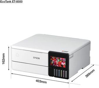 Epson EcoTank ET-8500 Wireless All-in-One Printer – High Capacity Ink