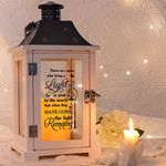 Memorial Lantern, Unique Sympathy Gift, Memorial Gift for Loss of Loved One, Mother and Father, Bereavement Gift Idea, Condolences Funeral Gifts, in Remembrance Gifts -There're Some Who Bring a Light